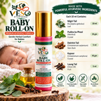 VESO AYURVEDA Baby Roll-On – Gentle Herbal Comfort for Babies | 10ml