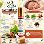 VESO AYURVEDA Baby Roll-On – Gentle Herbal Comfort for Babies | 10ml